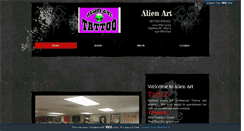 Desktop Screenshot of alienarttattoo.com